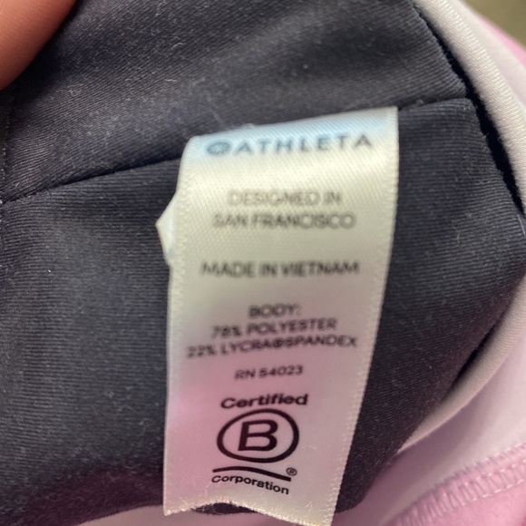 Athleta pink ombre leggings size medium. - Picture 8 of 11